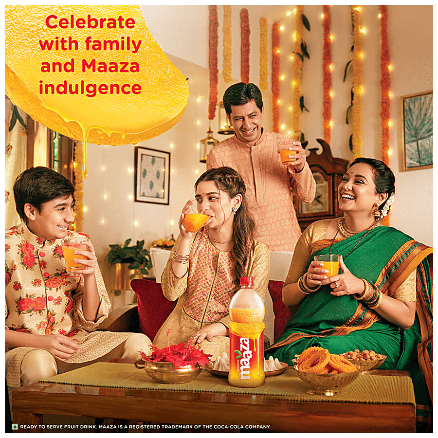 Maaza Mango Drink - Original Flavour, Refreshing 600 ml – view 8