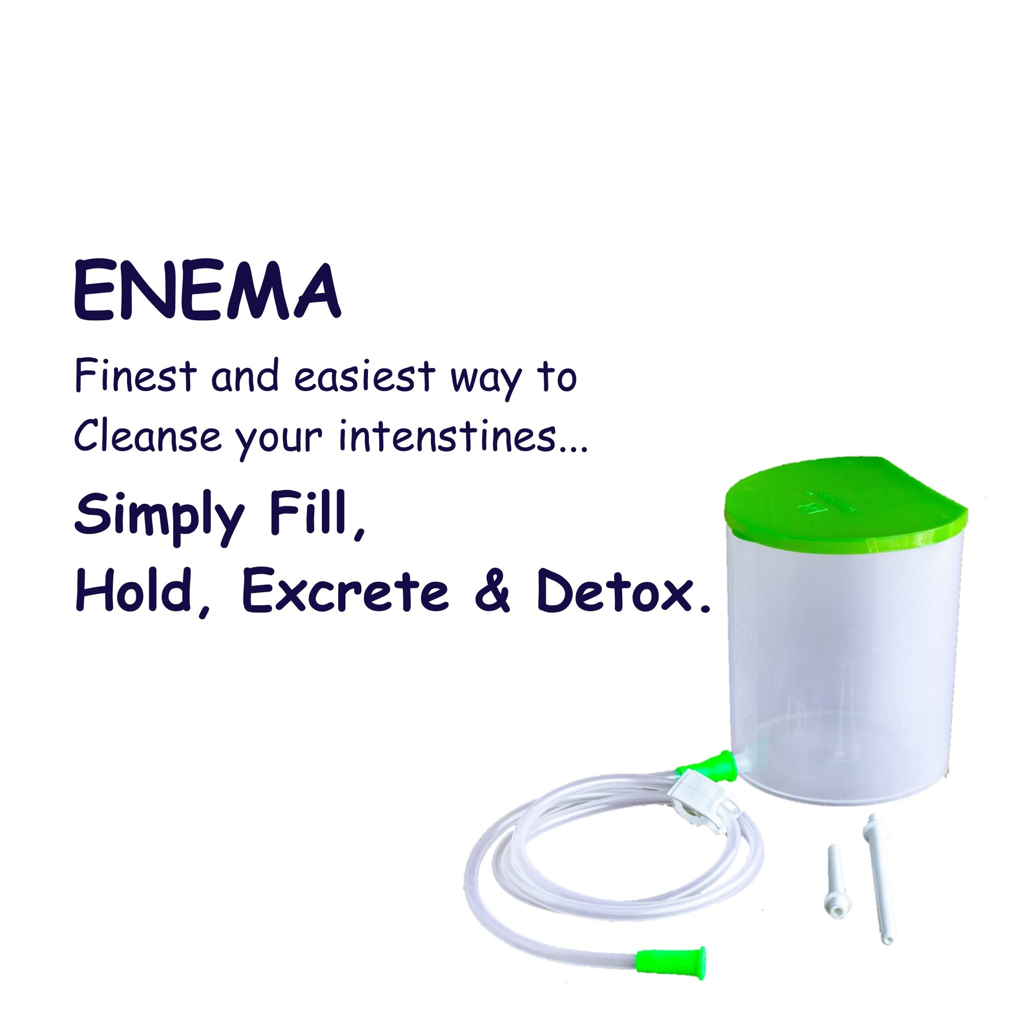 Widely Pure PVC Anema Pot Satvik for home use 1500ml and 7 Anema Rubber tubes with user manual – view 4