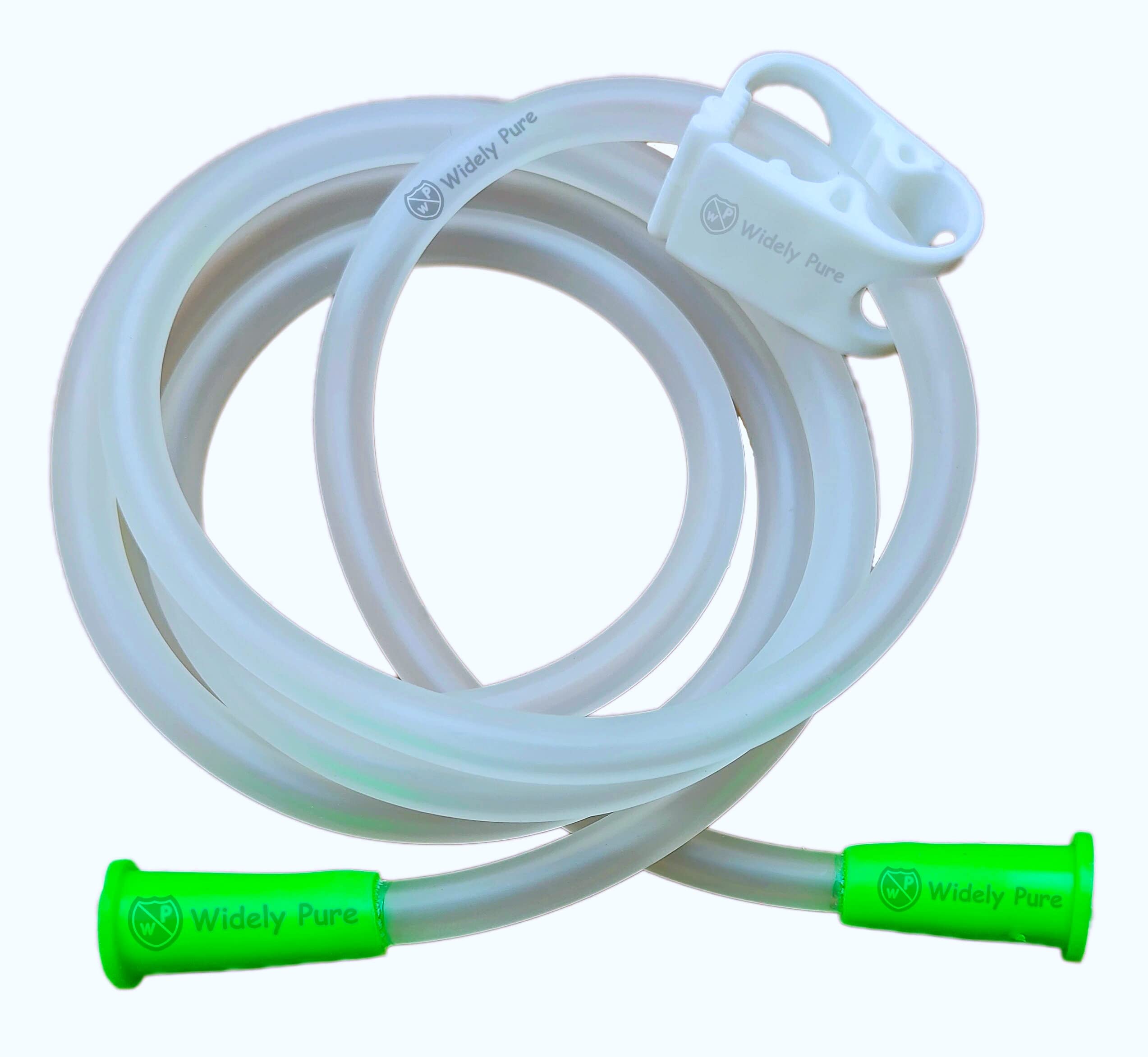 Widely Pure PVC Anema Pot Satvik for home use 1500ml and 7 Anema Rubber tubes with user manual – view 7