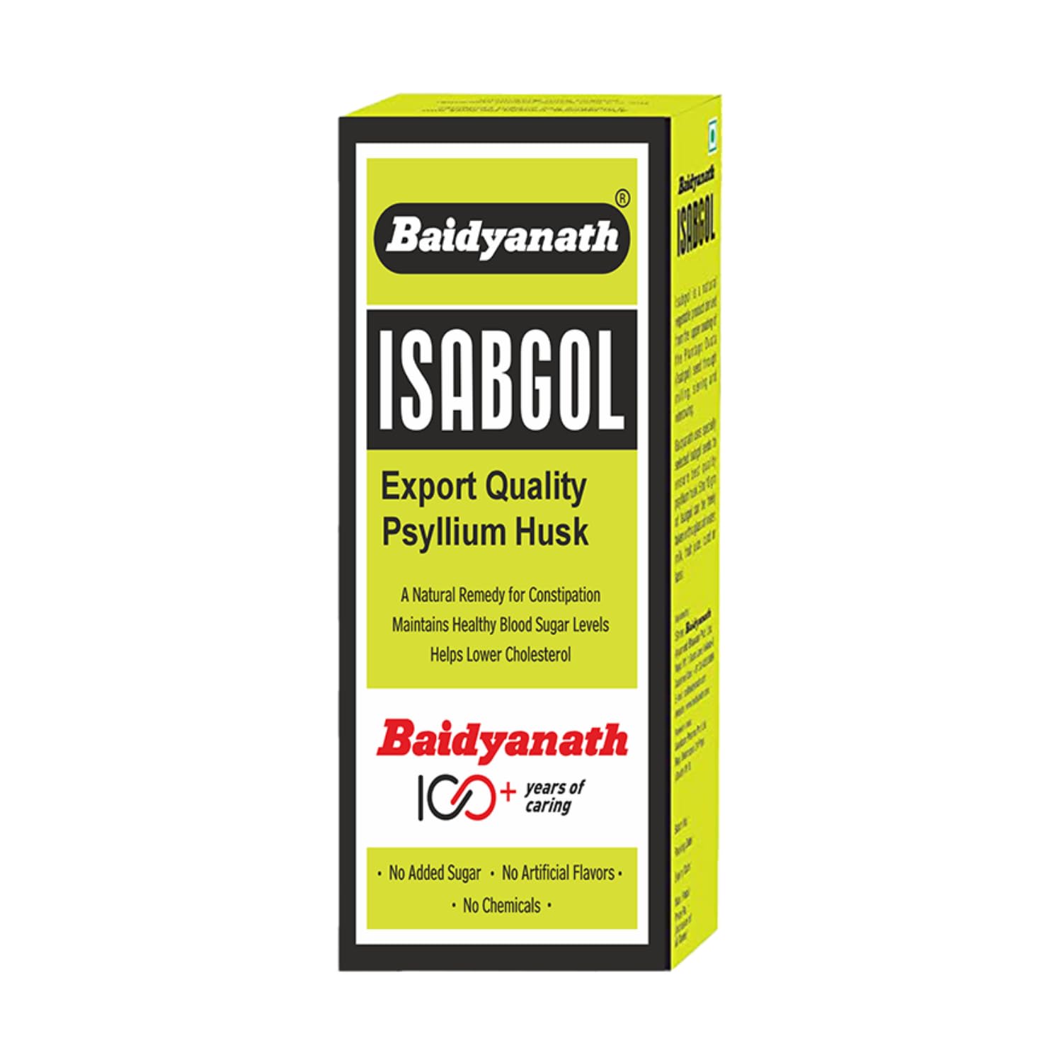 Baidyanath Isabgol - Psyllium Husk Powder| Effectively Relieves Constipation | Fibre Supplement For Digestion | 200g