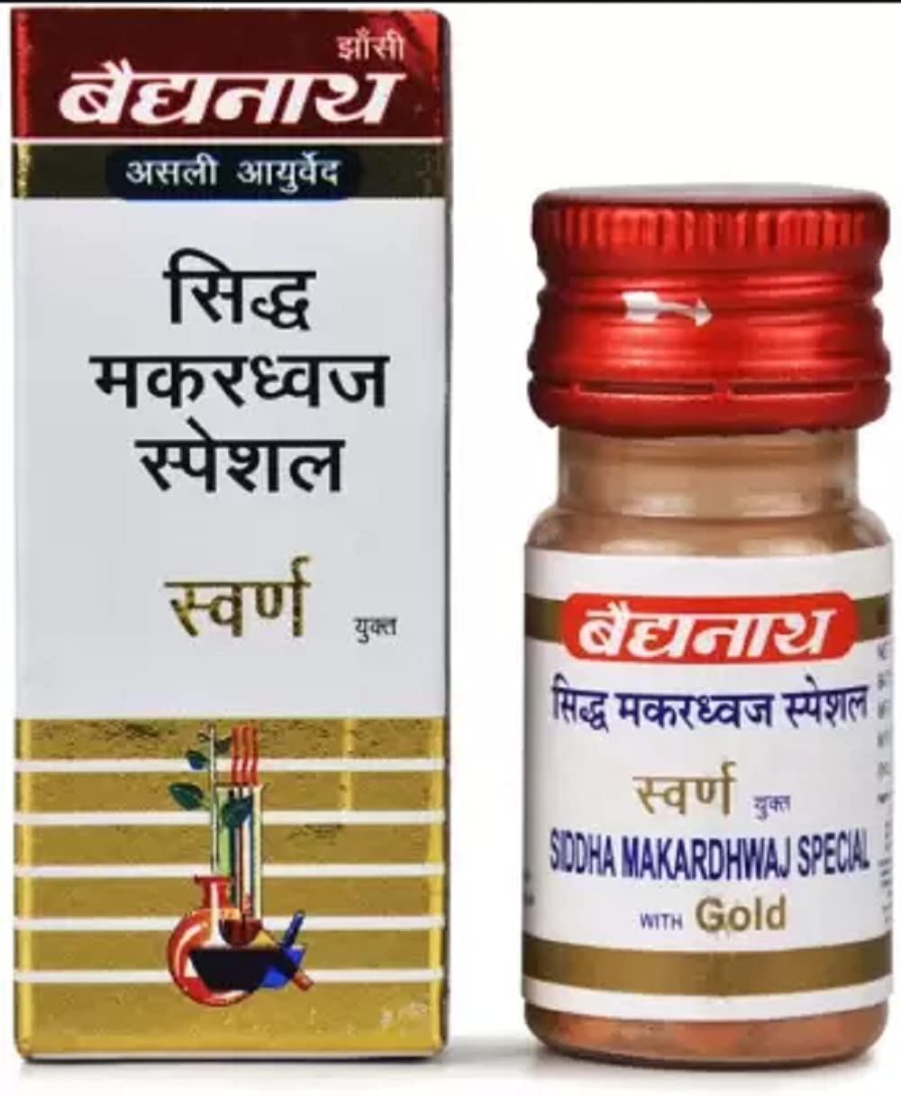 Baidyanath Siddha Makardhwaj Special Gold 25 tablet (25 Tablets) – view 1