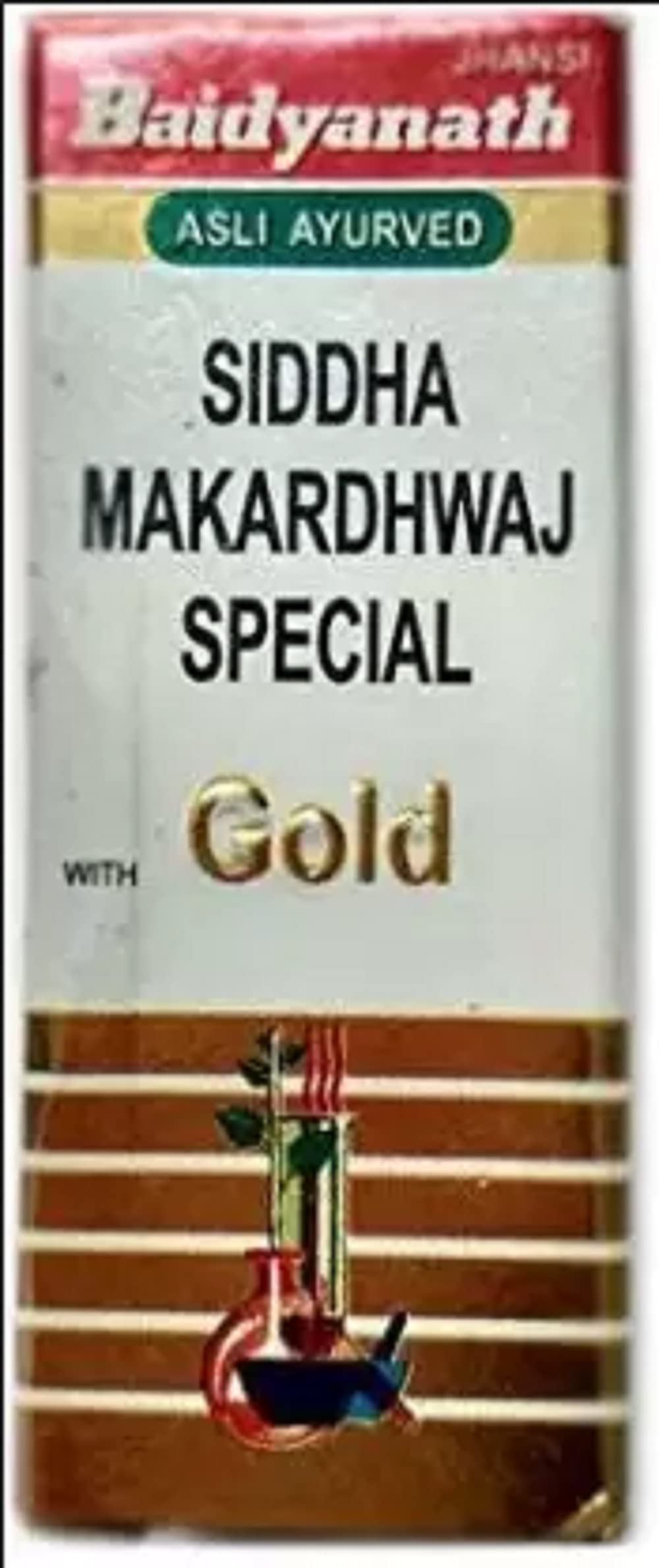 Baidyanath Siddha Makardhwaj Special Gold 25 tablet (25 Tablets) – view 2