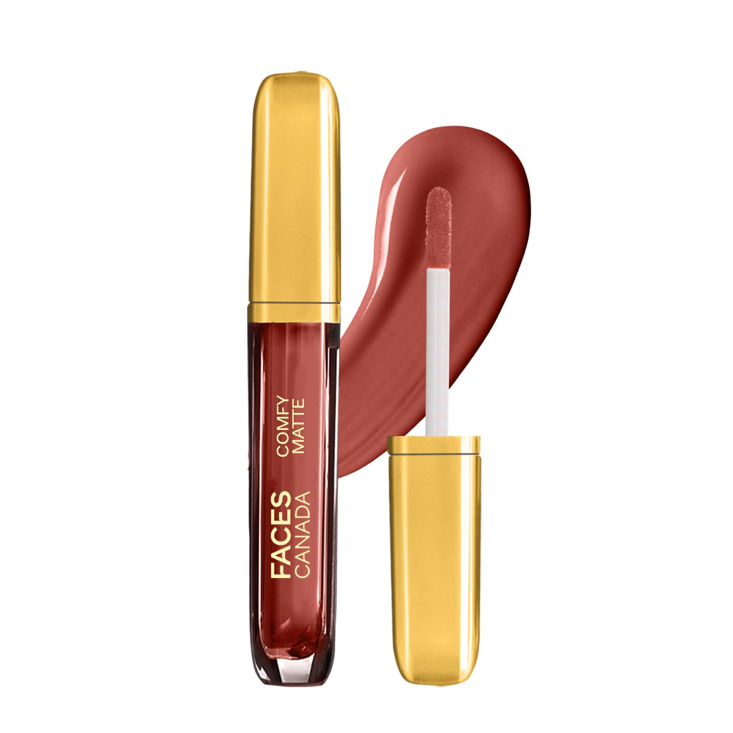 Lowkey Charm 30 matte liquid lipstick tube by FACESCANADA