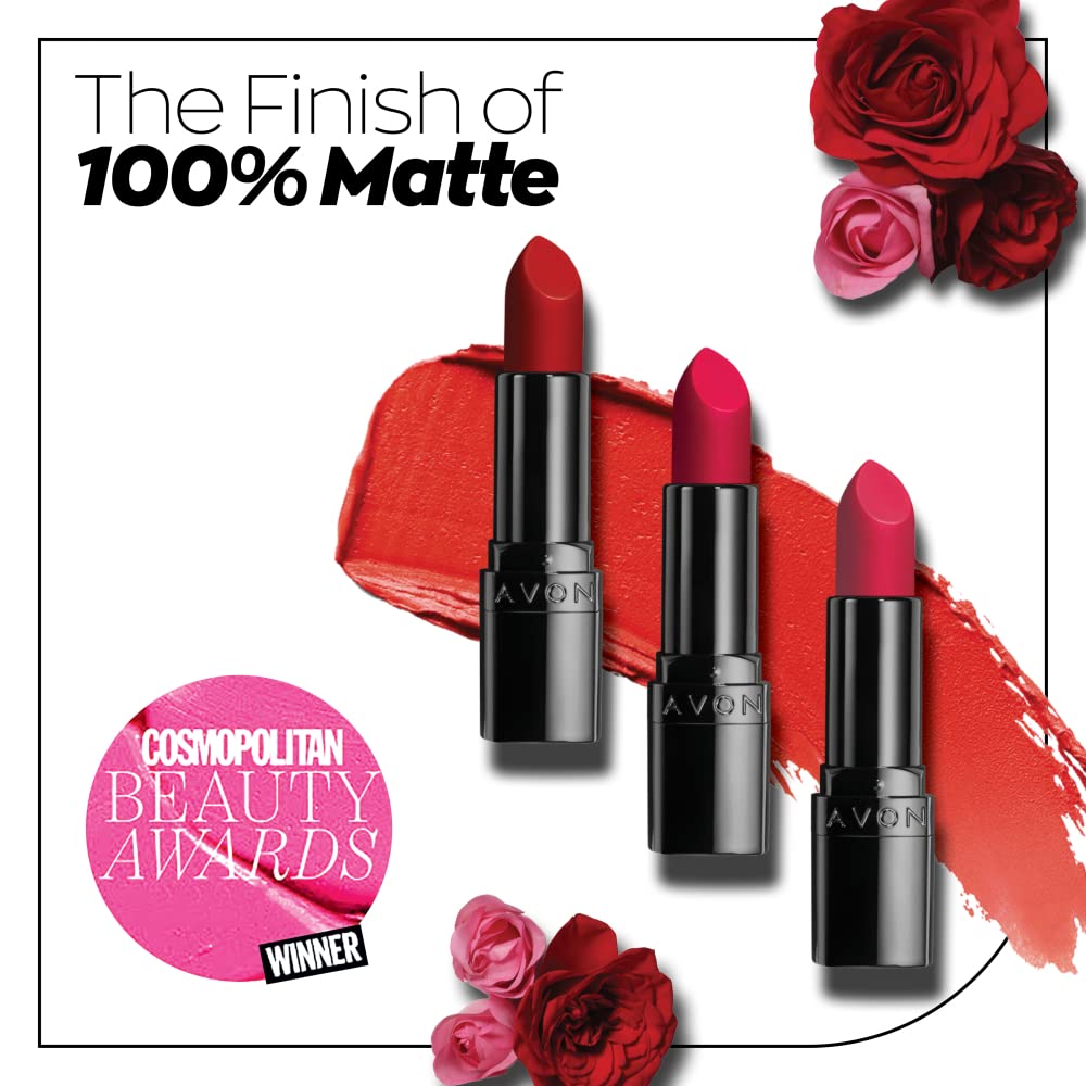 Avon True Color Perfectly Matte Lipstick - Berry Blast, 4 G – view 4
