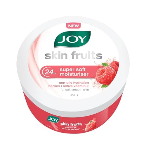 Joy Super Soft Skin Cream for 24 Hr Moisturization - Berries (300ml) - Lightweight & Oil Free Moisturizer For Instant Hydration – view 6