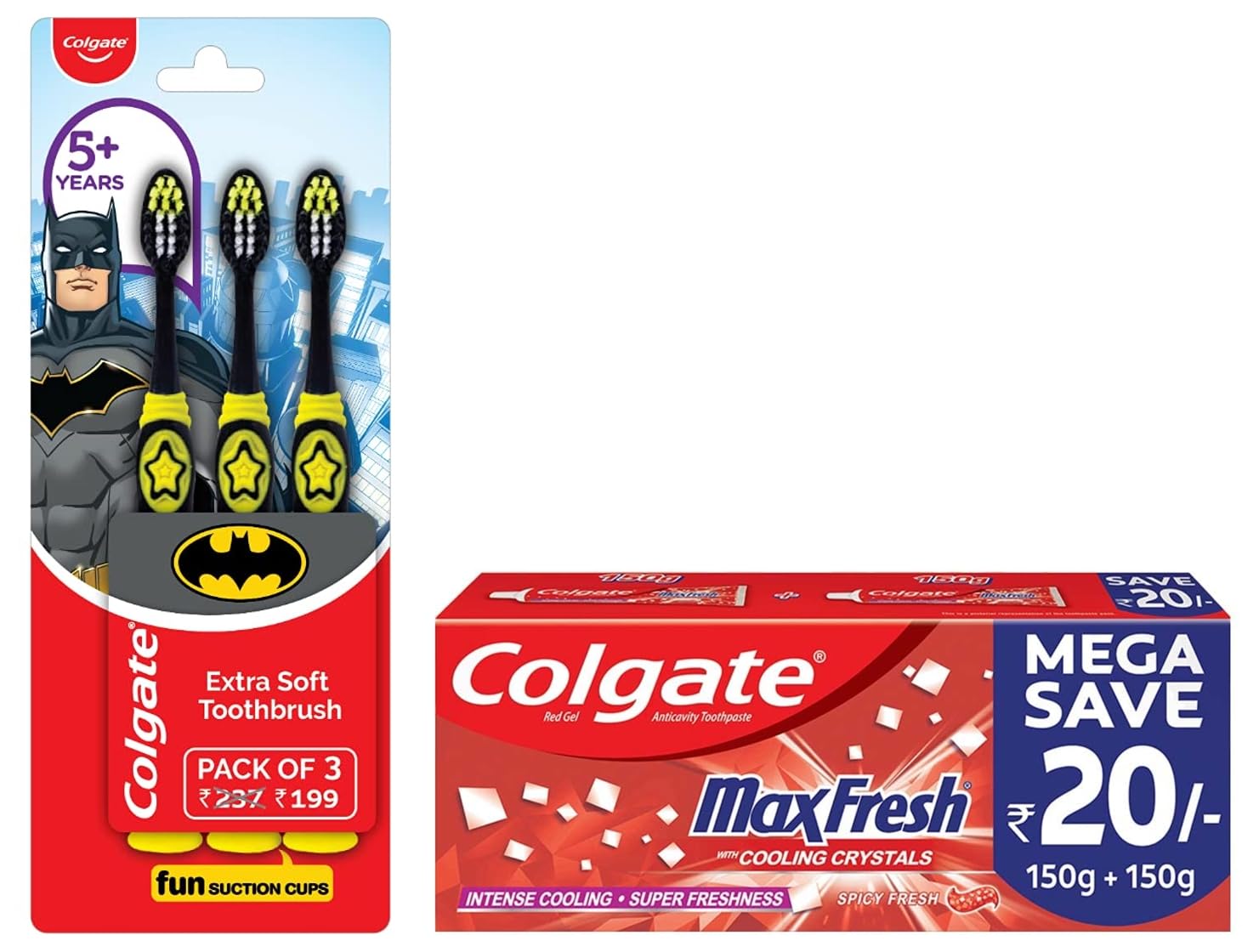 Colgate MaxFresh spicy fresh toothpaste gel saver pack