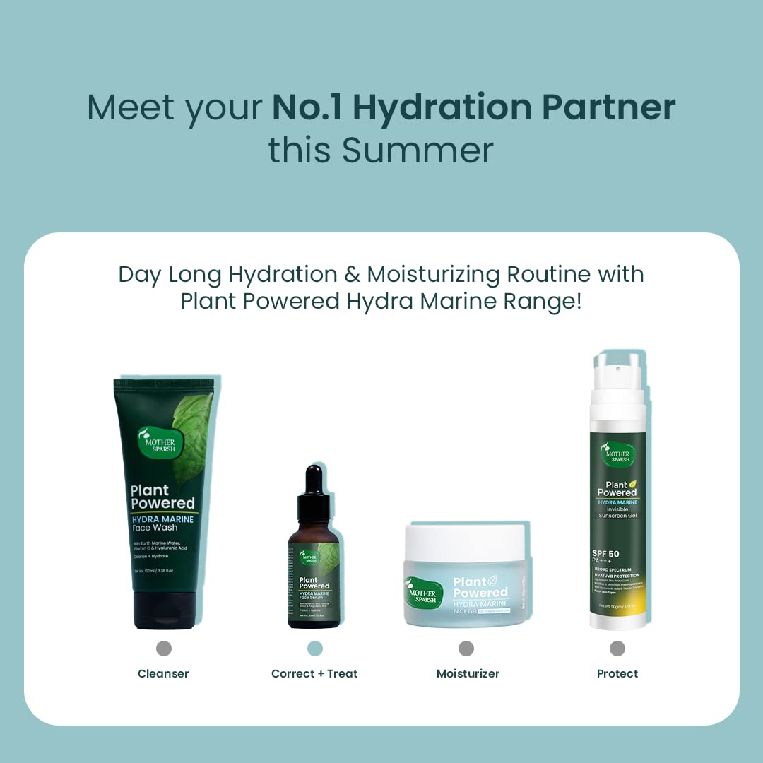 Mother Sparsh Plant Powered Hydra Marine Face Serum With Marine Minerals – view 6