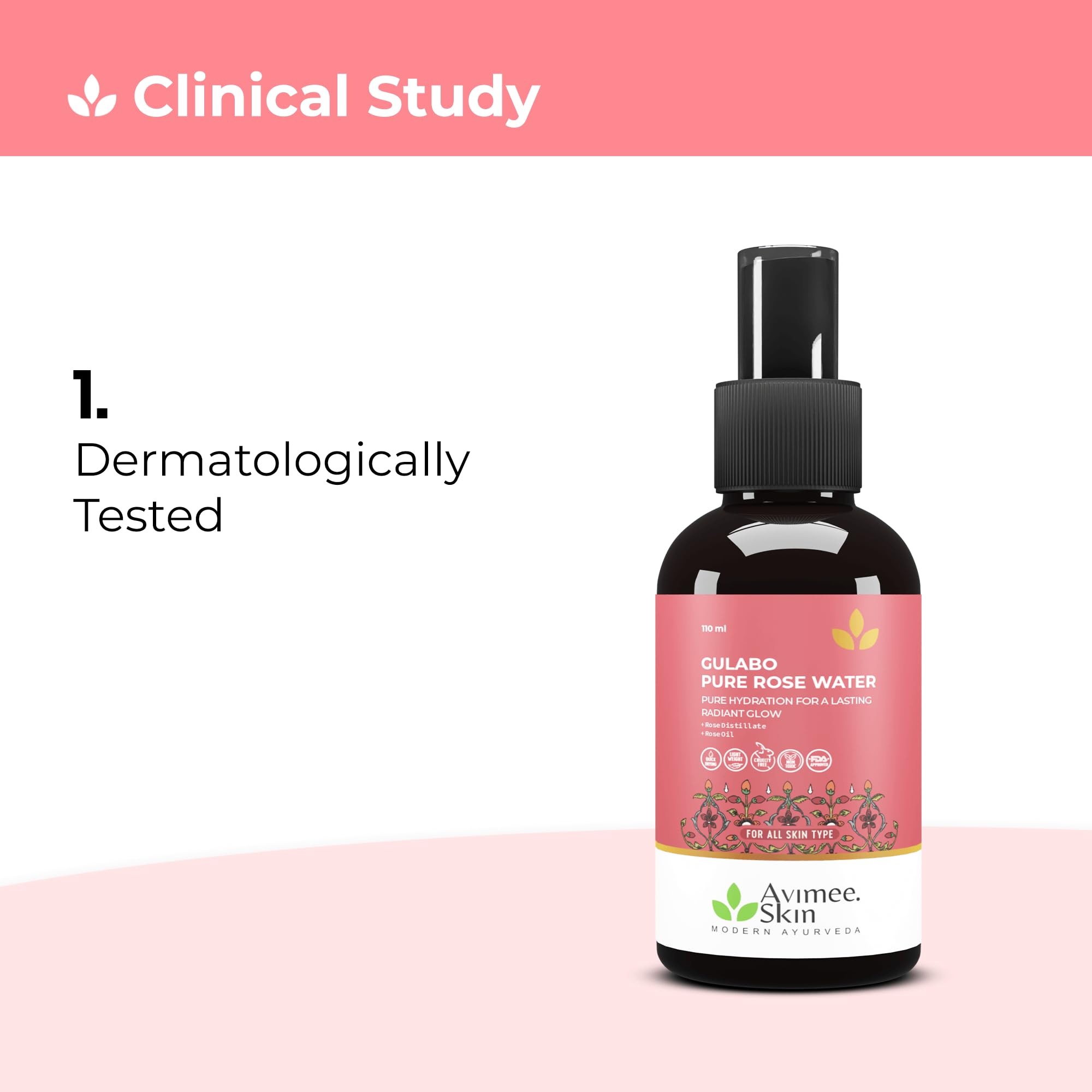 Avimee Herbal Gulabo Premium Rose Water – view 5