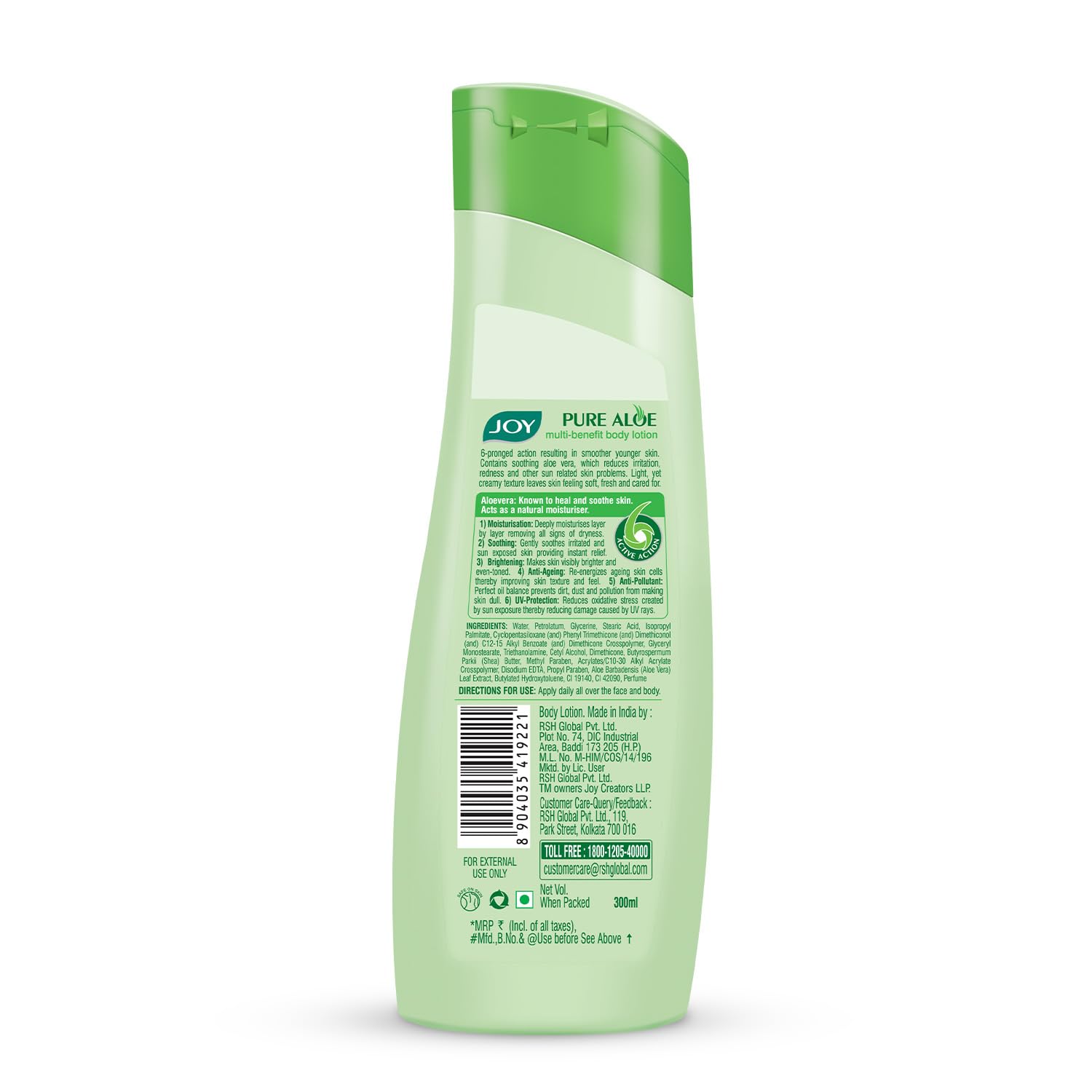 Joy Pure Aloe Light Moisturising Body Lotion 300ml – view 9
