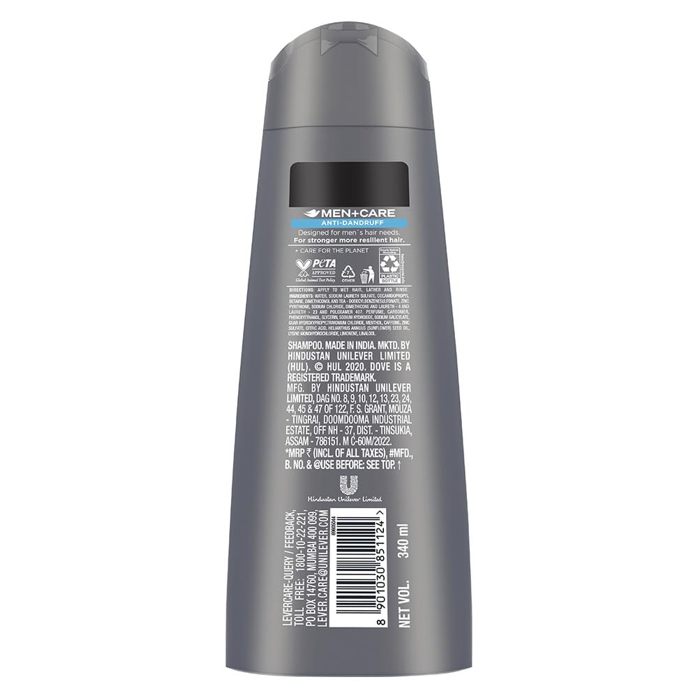 Dove Men+Care Anti Dandruff 2in1 Shampoo+Conditioner, 340 ml – view 2