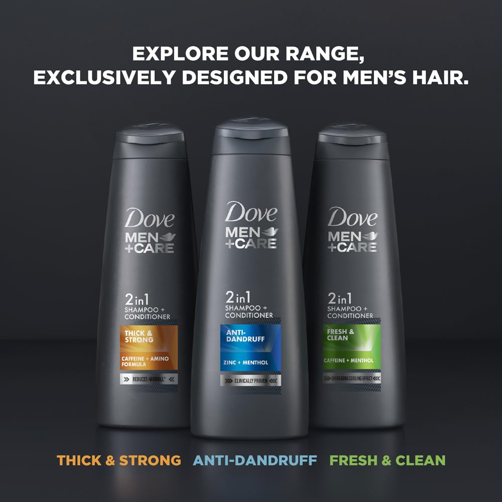 Dove Men+Care Anti Dandruff 2in1 Shampoo+Conditioner, 340 ml – view 6
