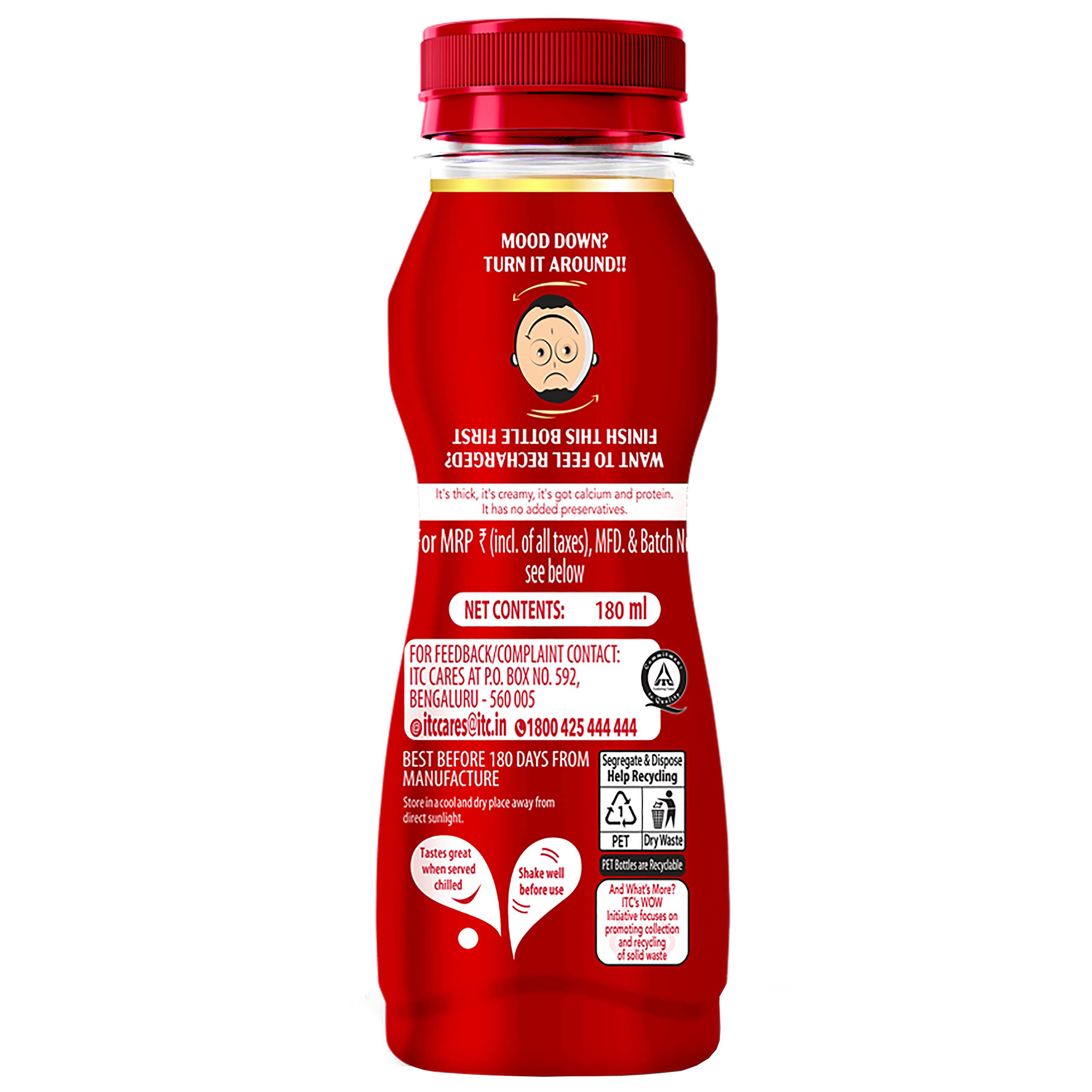 Sunfeast Vanilla Milkshake- Creamy & Smooth Milkshake With Real Vanilla Extracts, 180ml – view 3
