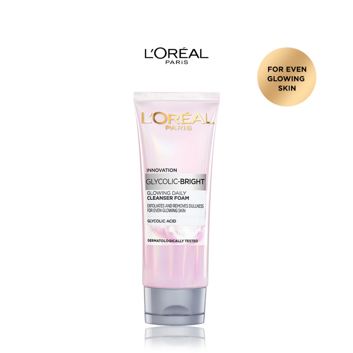 L'Oreal Paris Glycolic Bright Daily Foaming Face Cleanser, 100ml – view 7