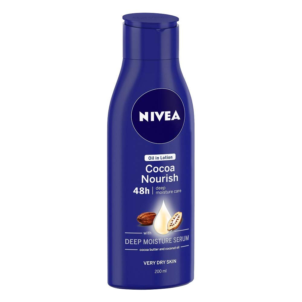 Nivea Cocoa Nourish Oil In Lotion, Pack of 3 (200ml, Dry Skin) – view 2