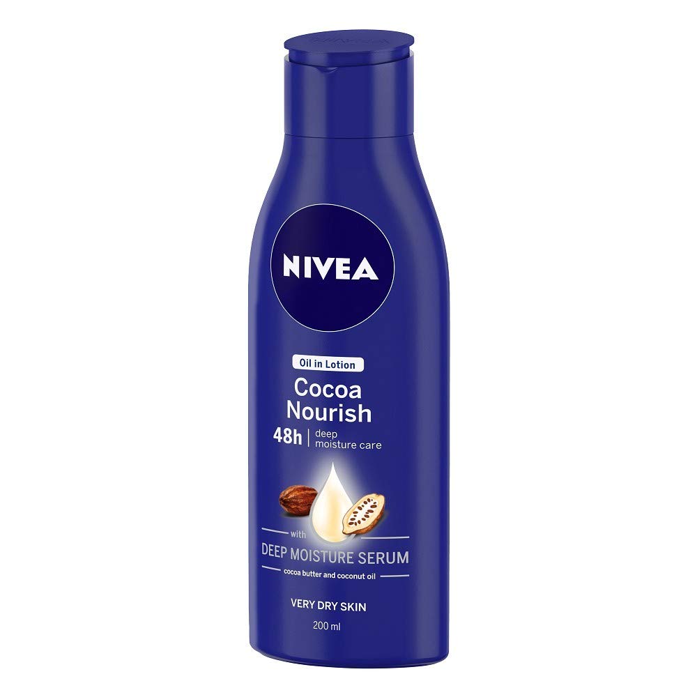 Nivea Cocoa Nourish Oil In Lotion, Pack of 3 (200ml, Dry Skin) – view 3