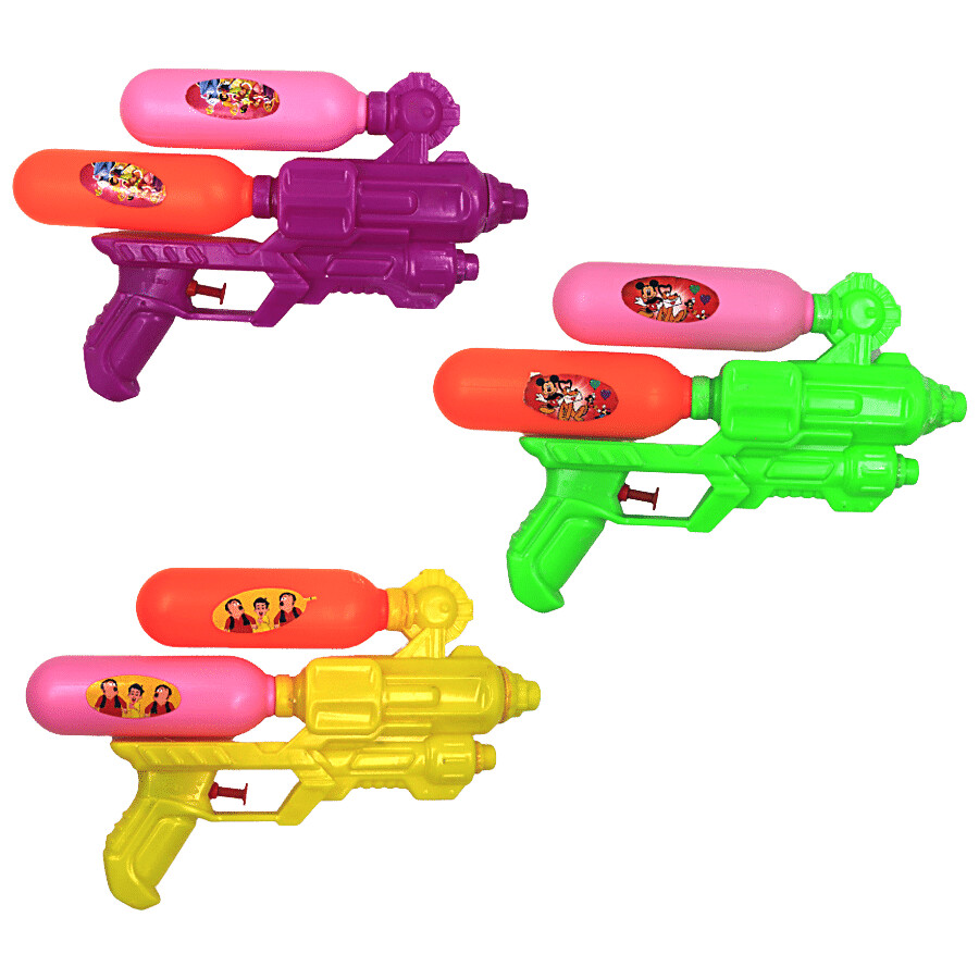Assorted colour DealBindaas Holi water gun toy, single pichkari piece
