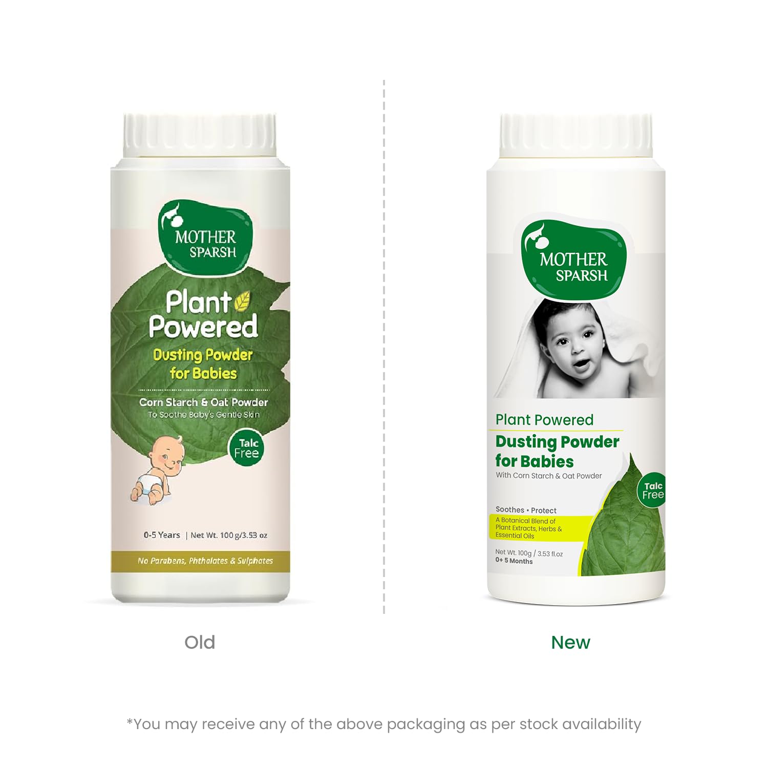 Mother Sparsh Plant Powered Talc Free Dusting Powder For Babies - 100g X 2 – view 2