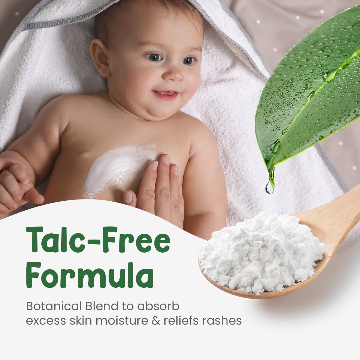 Mother Sparsh Plant Powered Talc Free Dusting Powder For Babies - 100g X 2 – view 4