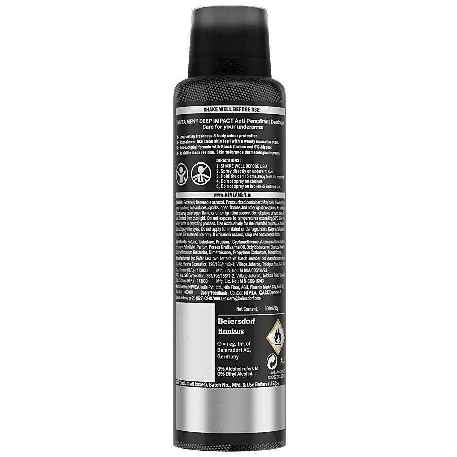 NIVEA Deodorant - Deep Impact Freshness 150 ml – view 2