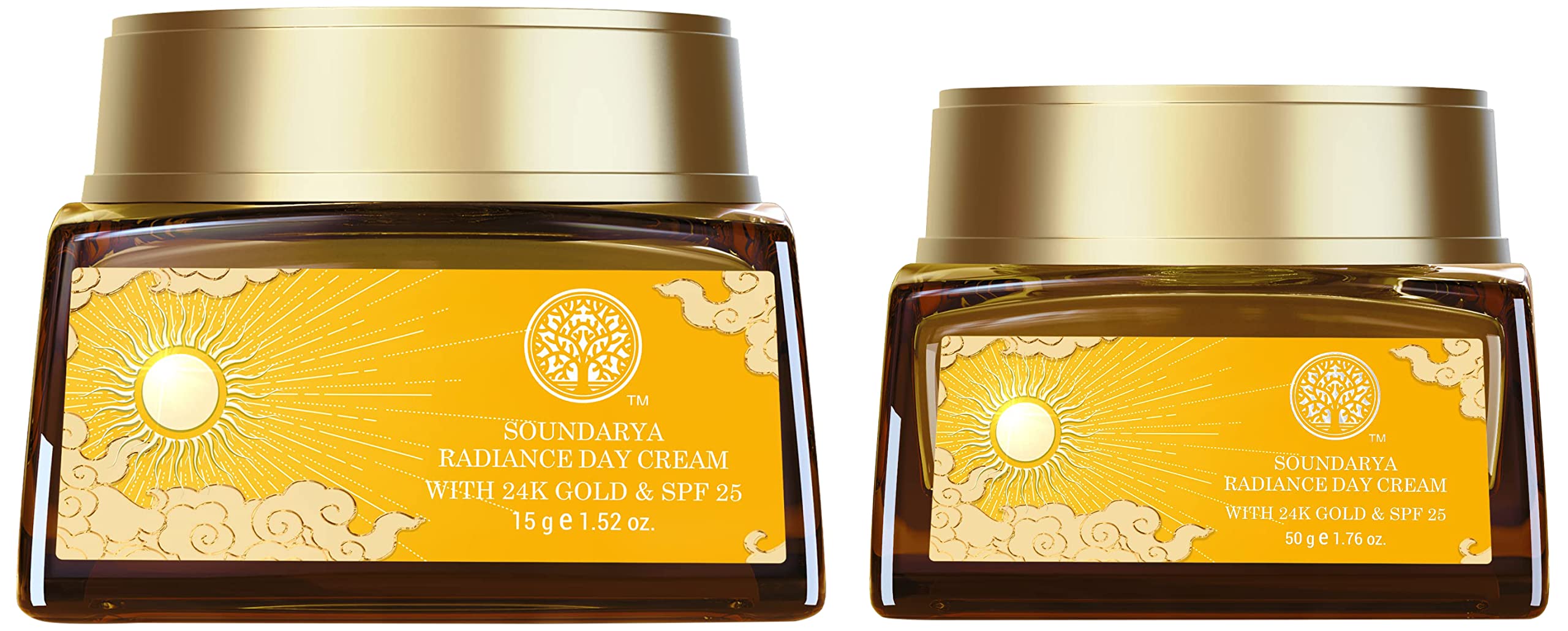 Forest Essentials Soundarya Radiance Cream with 24K gold and SPF 25
