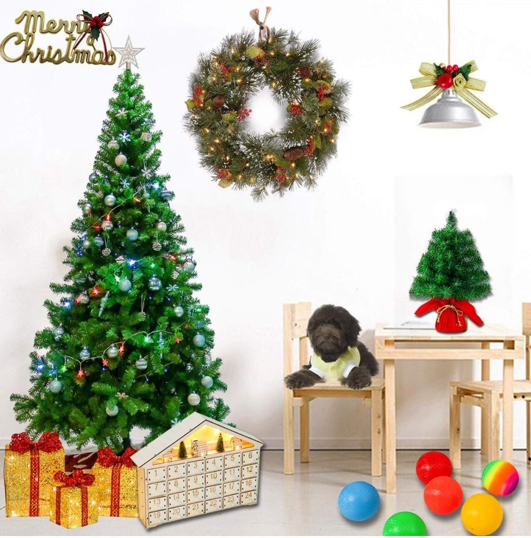 VRB DecTM 60 Pcs Hanging Chritmas Ornaments for Christmas Decorations Items/Chritmas Tree/Decoration Items Hanging Accessories for Home, Office, Bedroom, Balcony (Chritmas Tree Ornaments Combo-60Pcs) – view 4