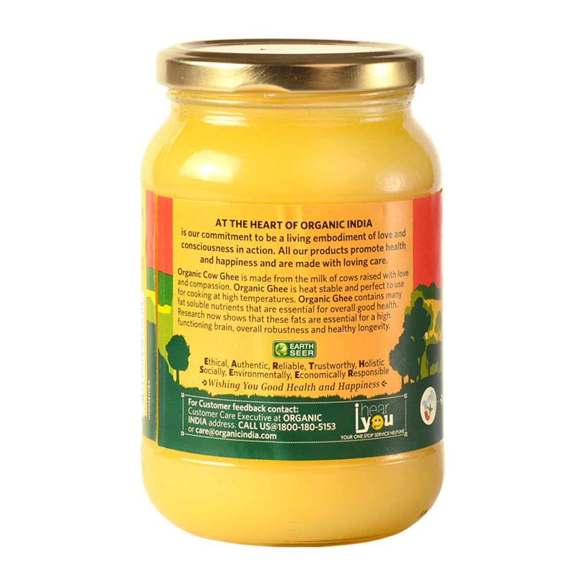 ORGANIC INDIA Cow Ghee (454.65 Gram) – view 7