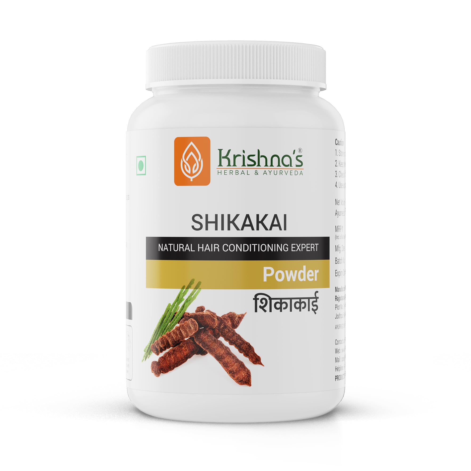100 g organic shikakai powder pack for hair and scalp care