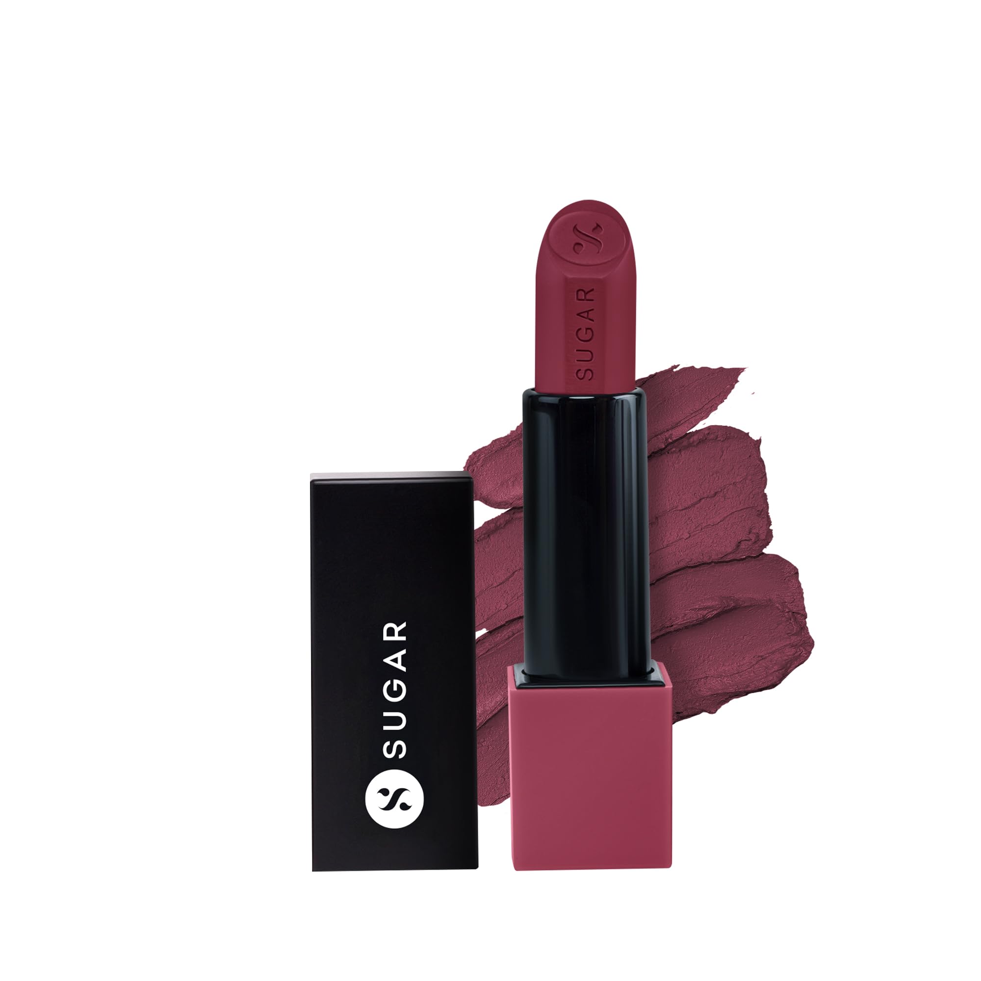 Velvet matte SUGAR peptide serum lipstick in 06 Moscow Mulberry