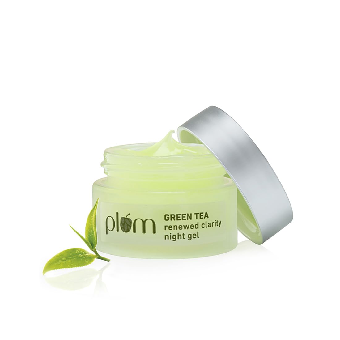 Mini jar of Plum Green Tea night gel for oily skin