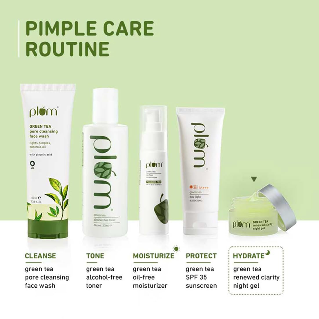 Plum Green Tea Renewed Clarity Night Gel Mini – view 7
