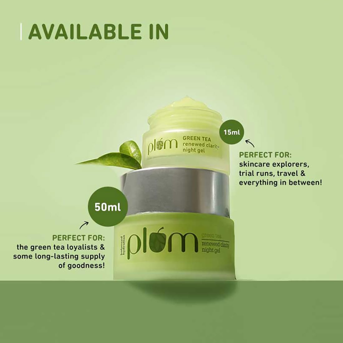 Plum Green Tea Renewed Clarity Night Gel Mini – view 8