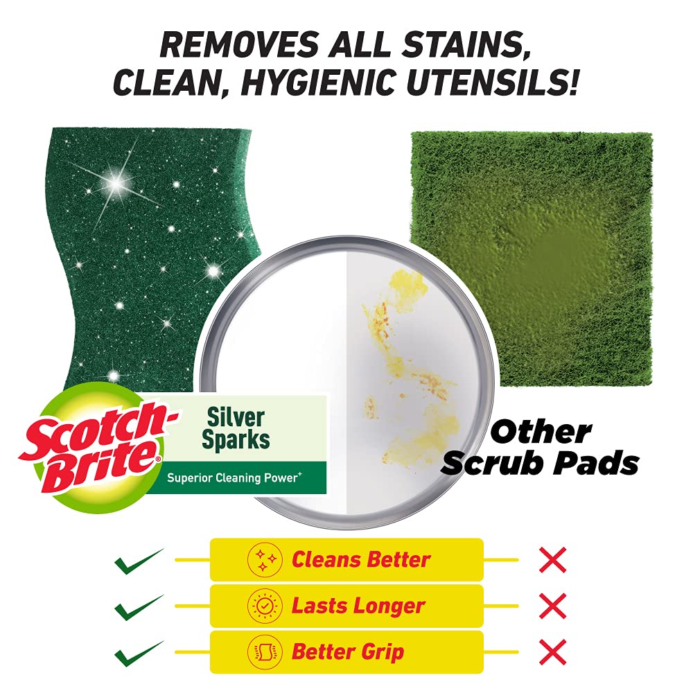 Scotch-Brite Silver Sparks Pad_3s Pack – view 2