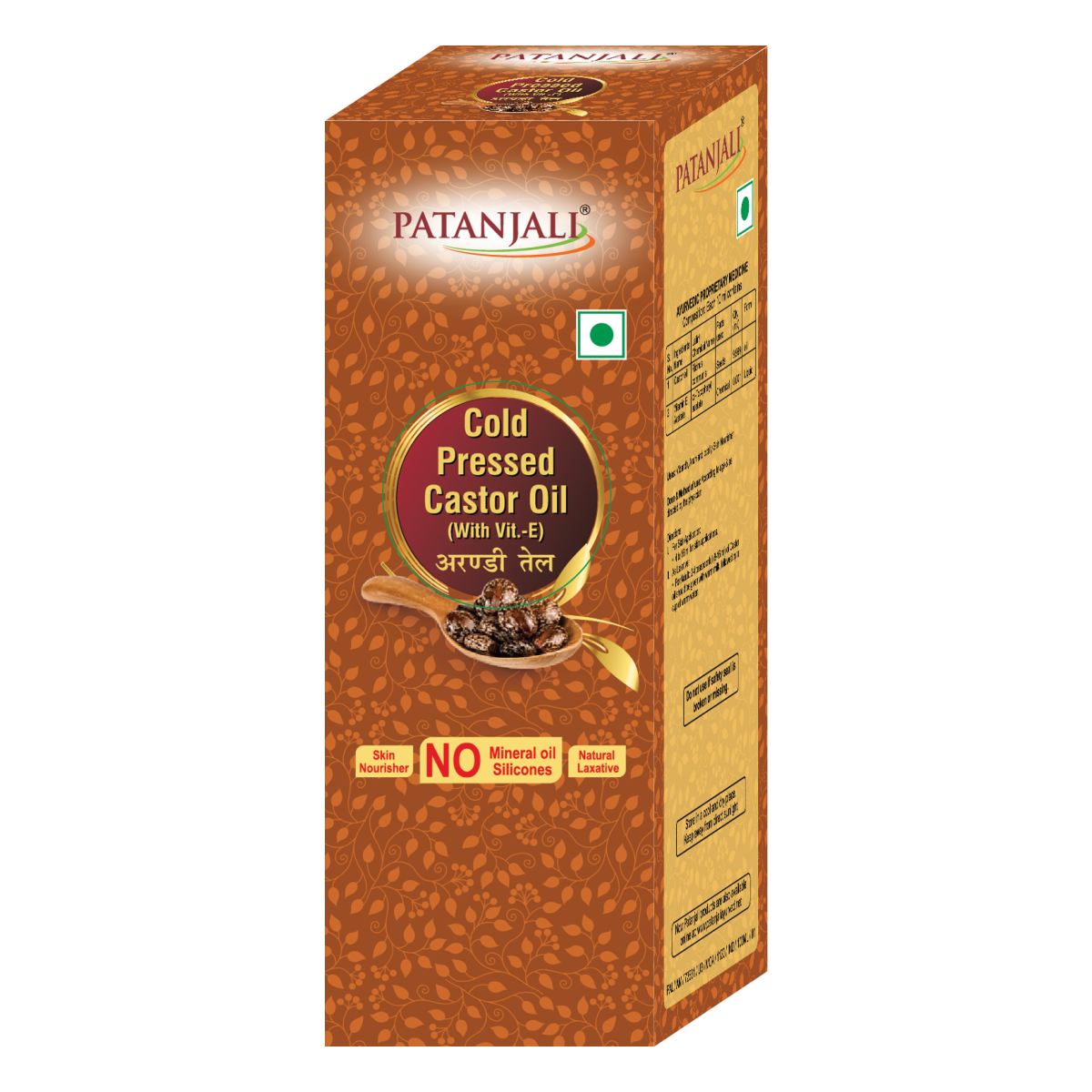 Patanjali Cold Pressed Castor Oil With Vitamin E 100 ml – view 2