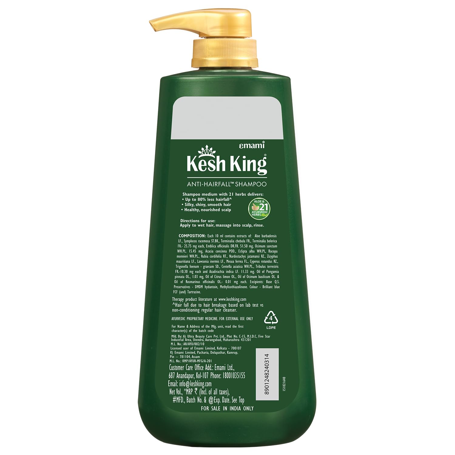 Kesh King Ayurvedic Anti Hairfall Shampoo – view 7