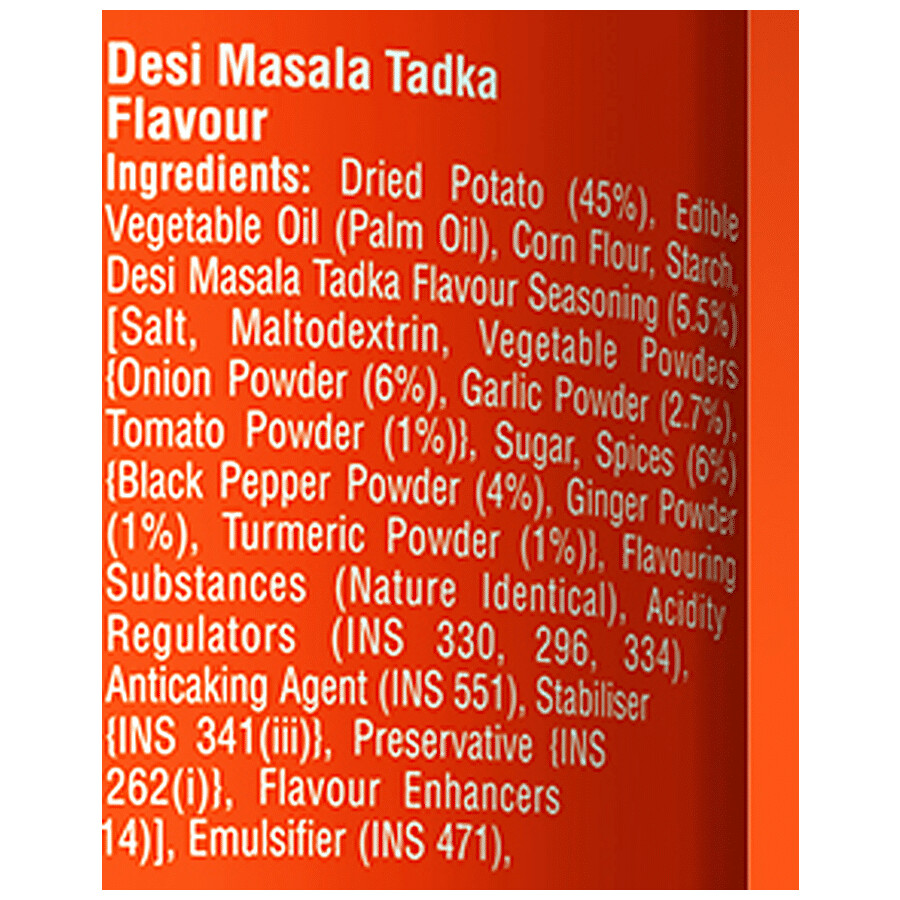 Pringles Potato Chips - Desi Masala Tadka Flavour, Crunchy & Crispy 102 g – view 3