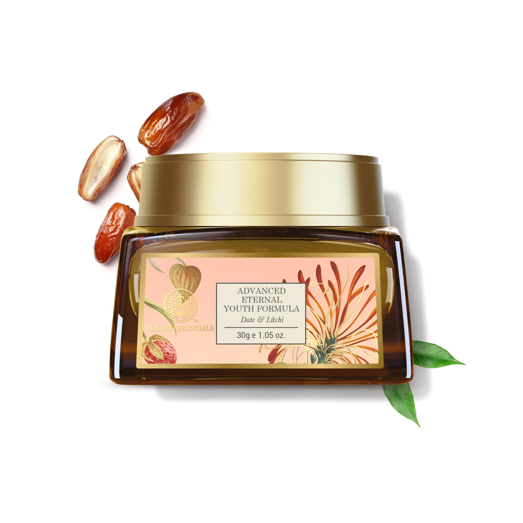 Forest Essentials Advanced Eternal Youth Formula Date & Litchi (Anti-Aging Night Cream) 30 g – view 2