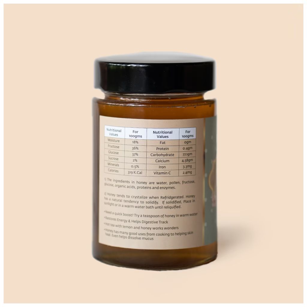 Isha life Natural Kashmir Honey (500 gm). Processed and filtered. Sourced from Kashmir Valley. – view 2