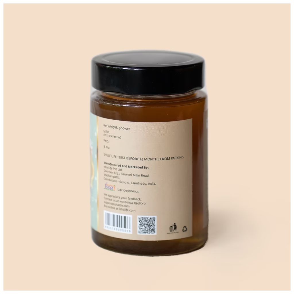 Isha life Natural Kashmir Honey (500 gm). Processed and filtered. Sourced from Kashmir Valley. – view 3