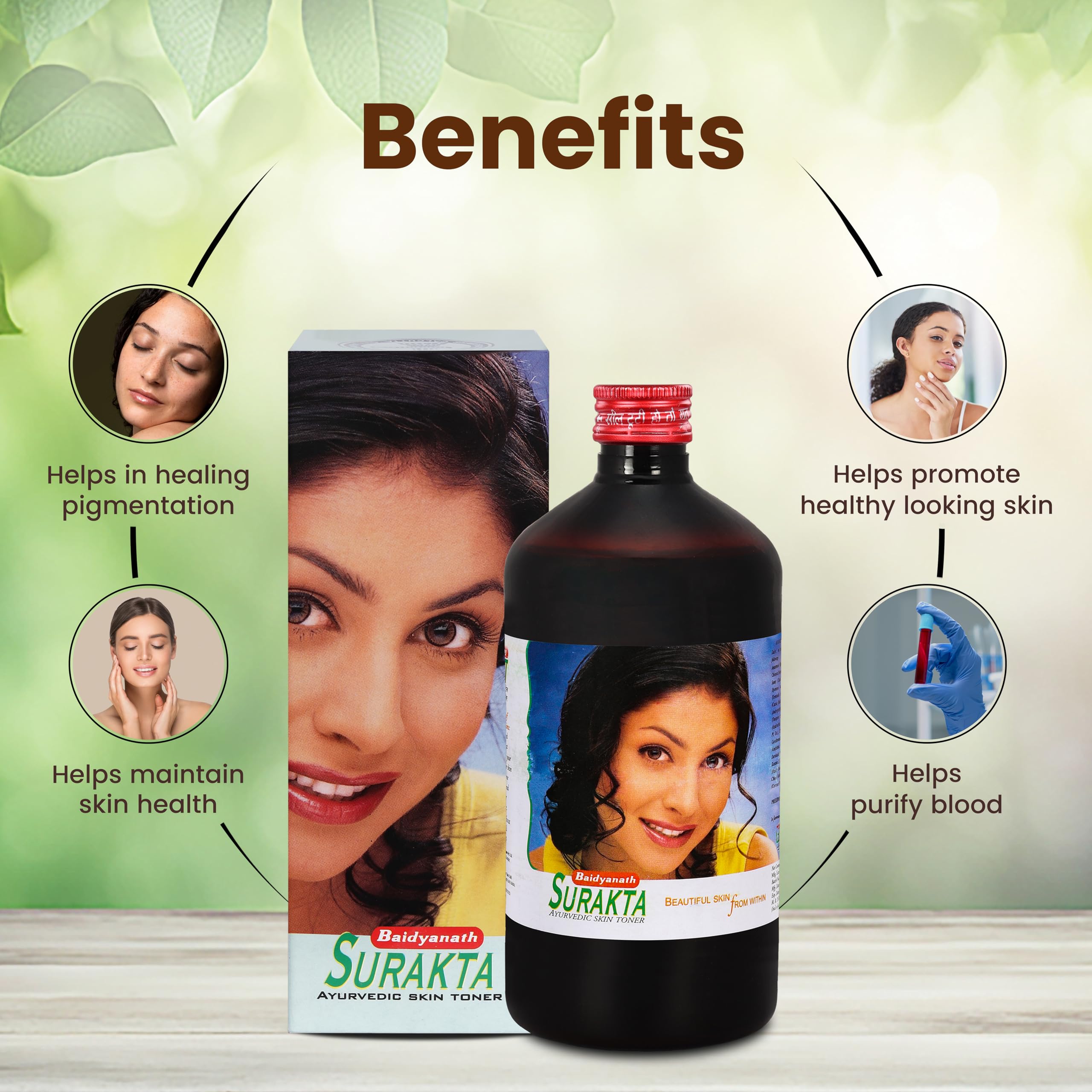 Baidyanath Surakta- An Ayurvedic Skin Toner – view 3