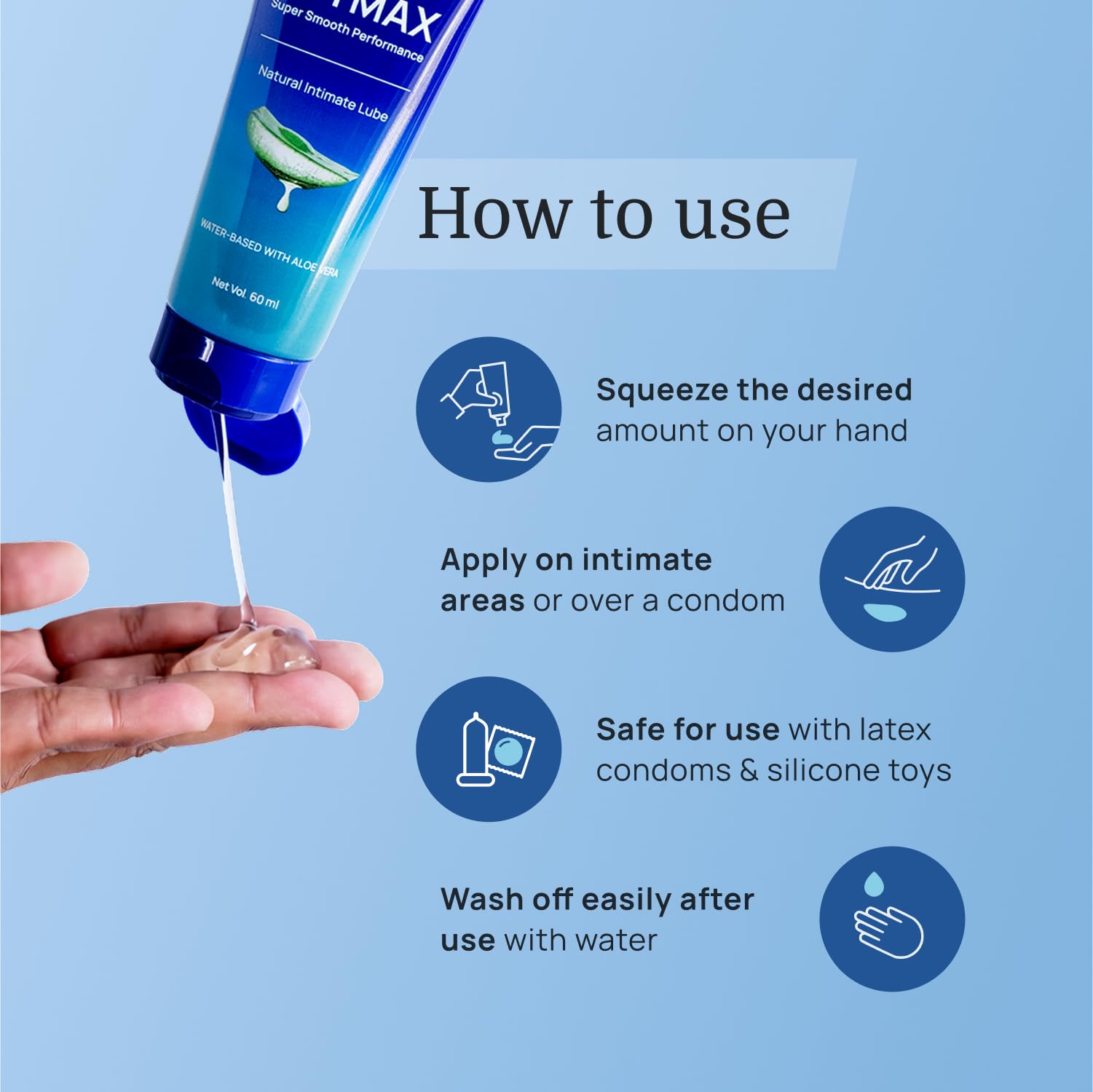 ForMen Water-Based Intimate Lube Gel with Aloe Vera – view 4