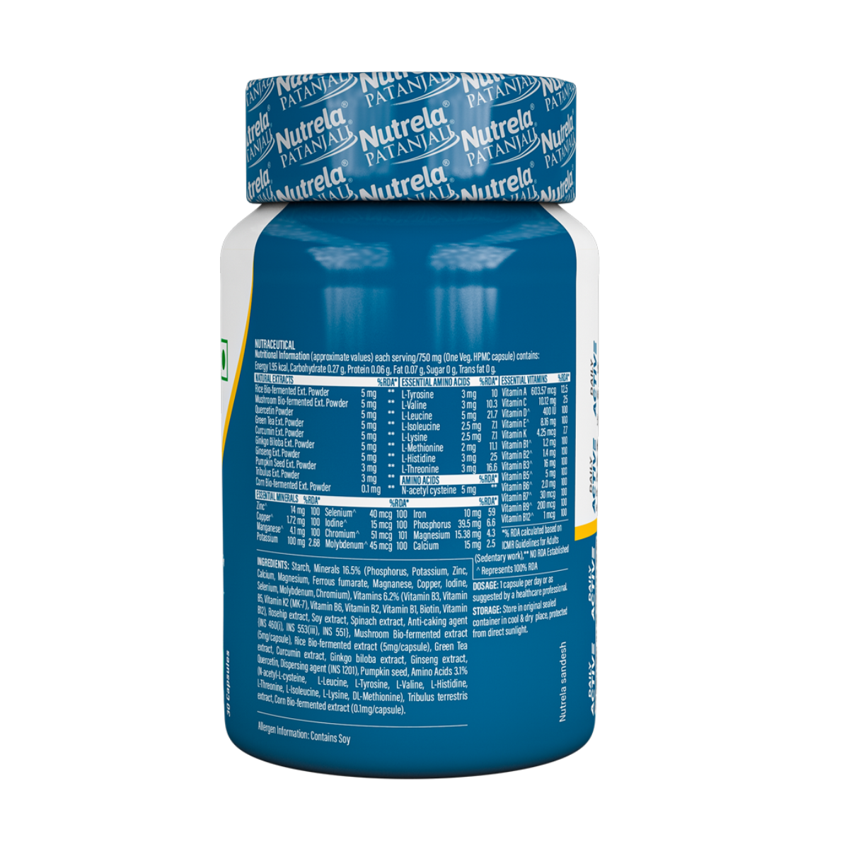 Patanjali Nutrela Daily Active Capsule 23 g – view 3
