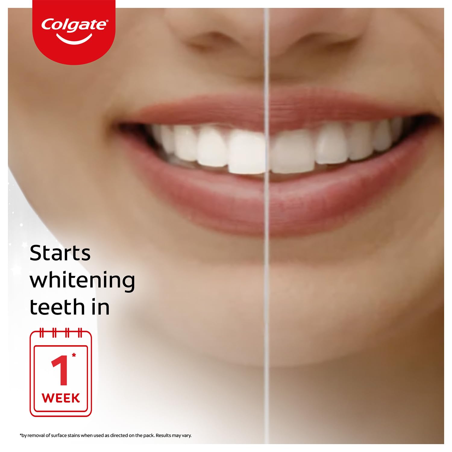 Colgate Visible White Toothpaste (50g) Teeth Whitening Starts in 1 week, Safe on Enamel, Stain Removal and Minty Flavour for Fresh Breath – view 3