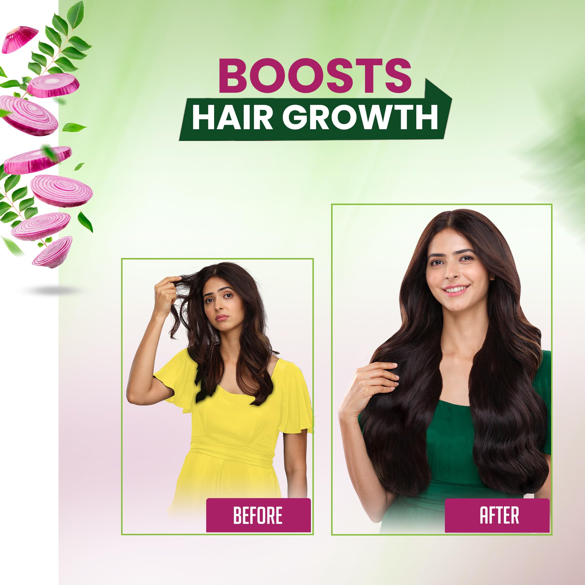 Kesh King Organic Onion Oil With Curry Leaves Reduces Hair Fall Upto 98% and Boosts Hair Growth – view 3