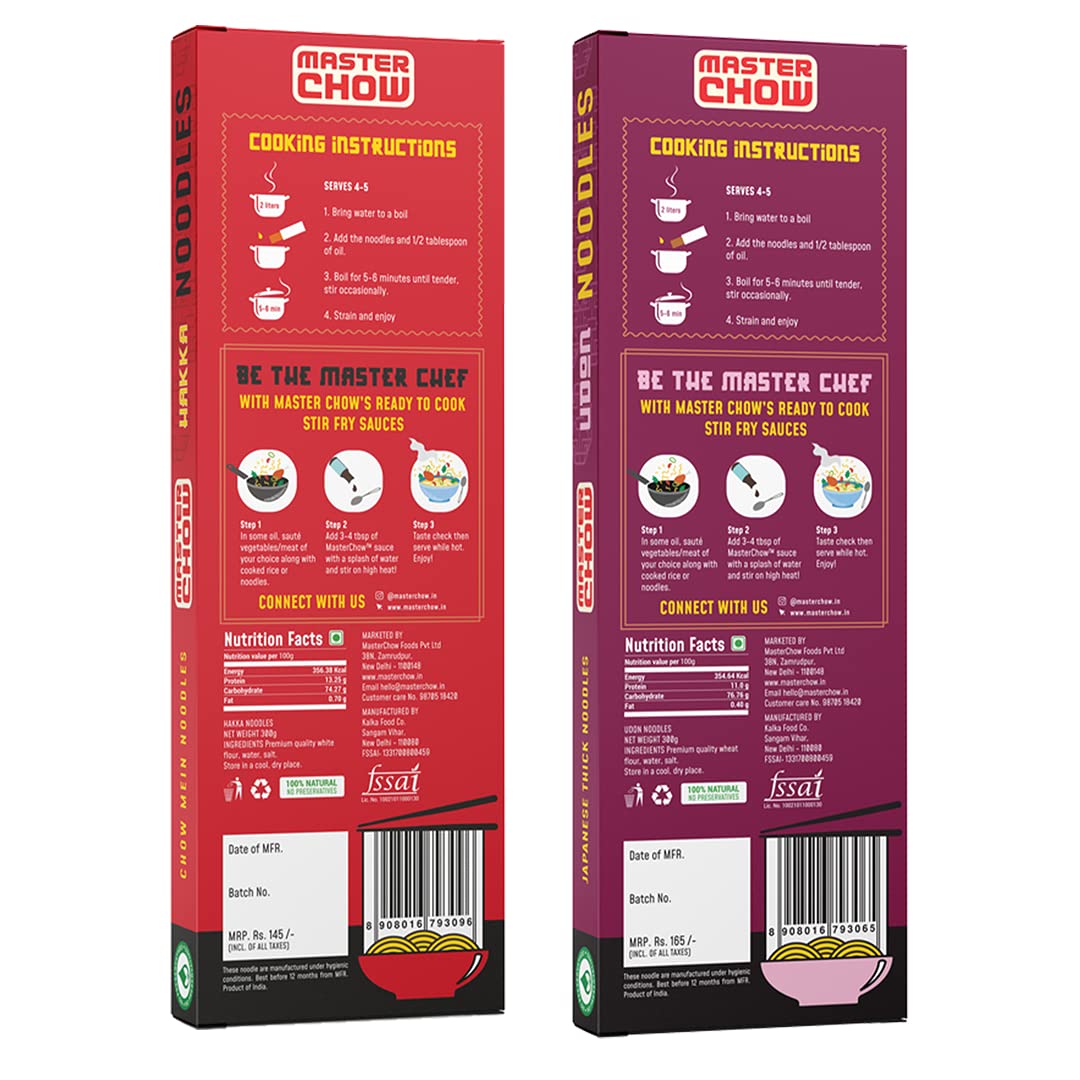 MasterChow Chinese Hakka & Udon Noodle Pack – view 2