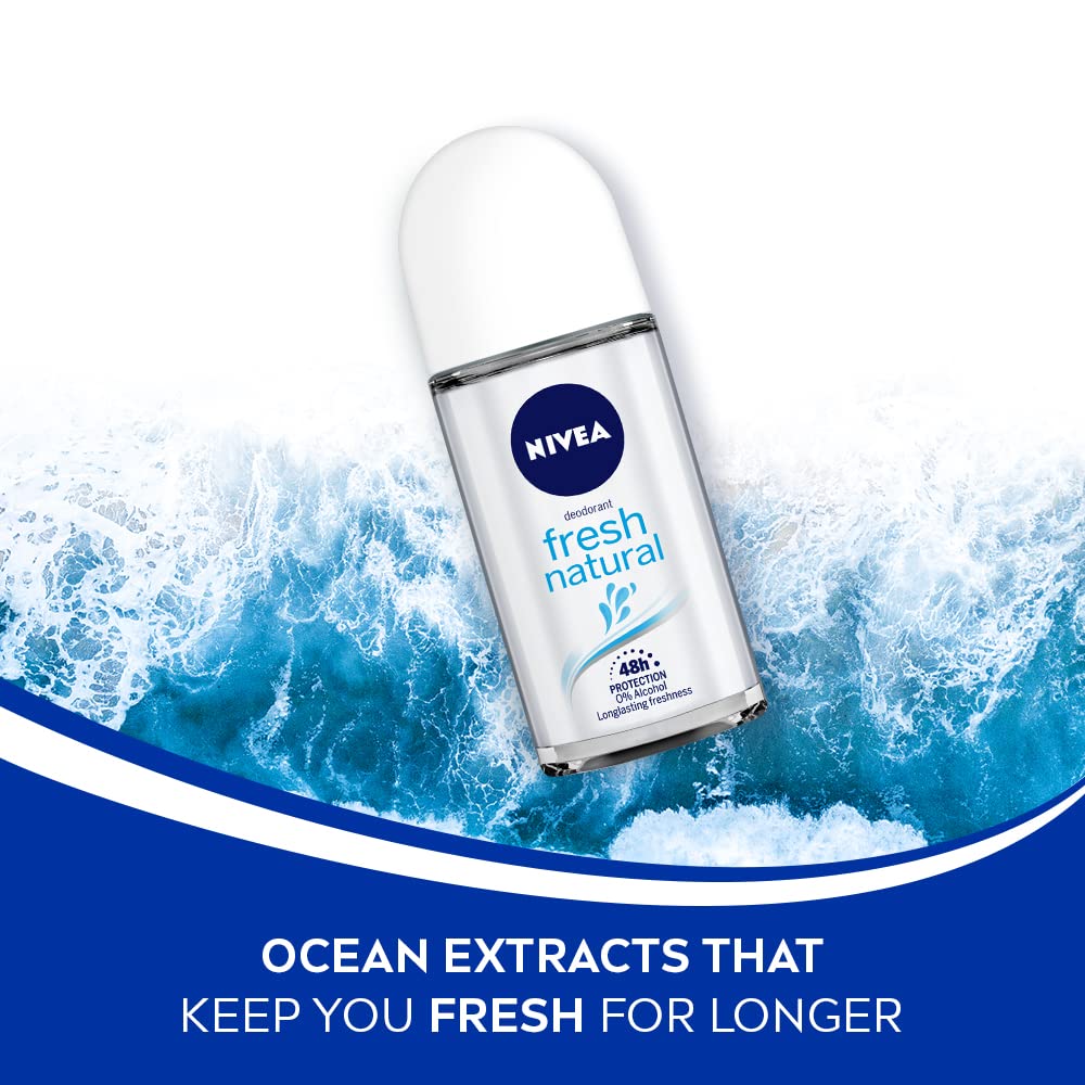 NIVEA Fresh Natural Roll On, 50ml – view 3