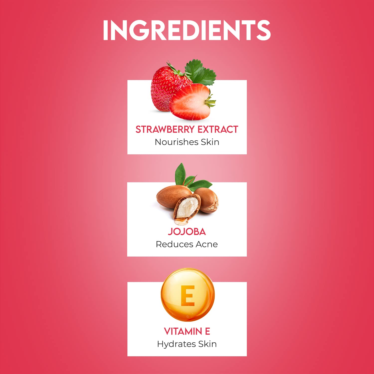Jovees Herbal Strawberry Face Wash with Strawberry Extracts – view 3