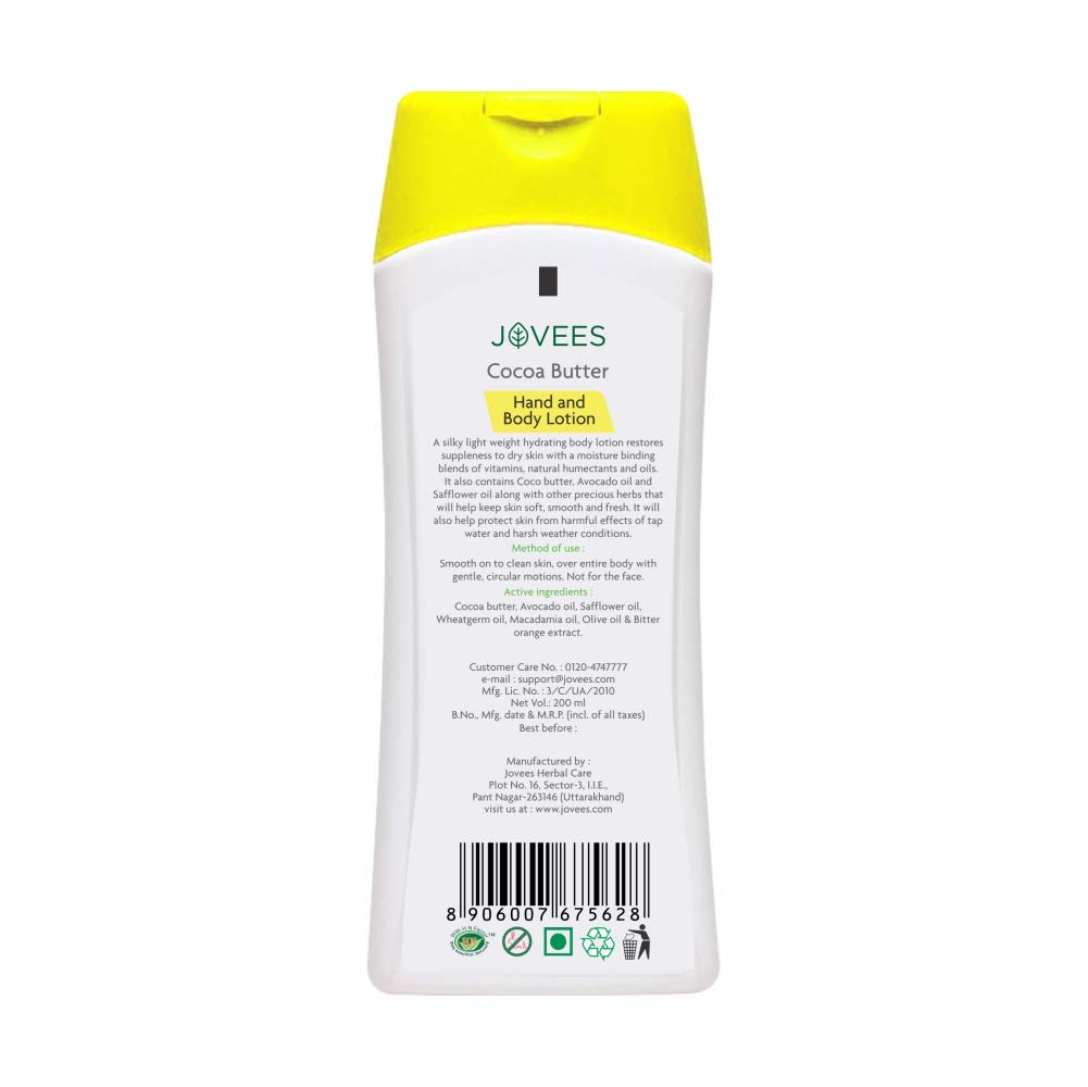 Jovees Cocoa Butter Hand and Body Lotion (200ml) – view 2