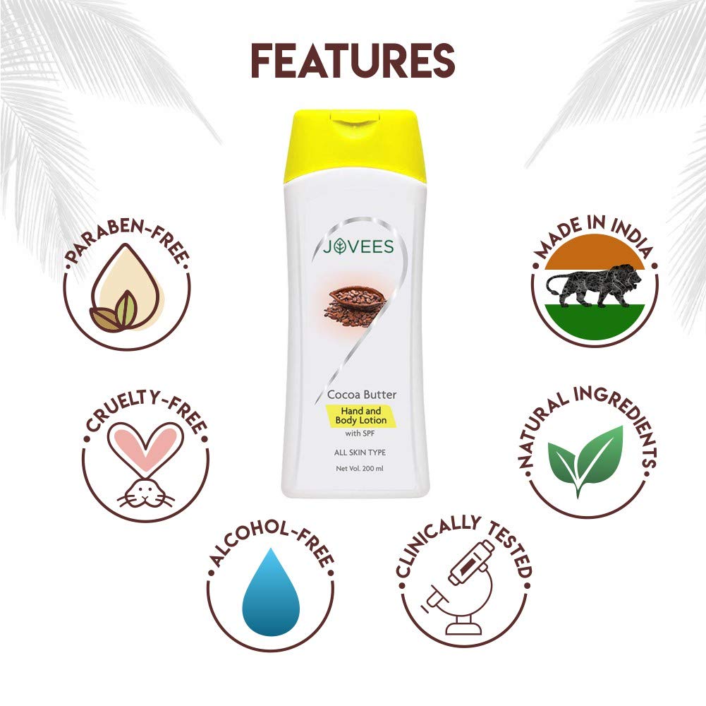 Jovees Cocoa Butter Hand and Body Lotion (200ml) – view 3
