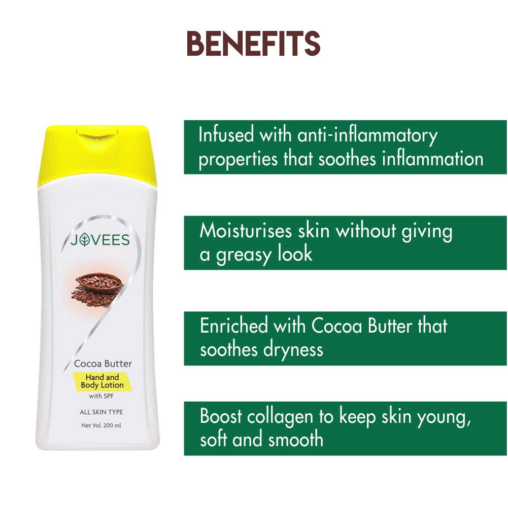 Jovees Cocoa Butter Hand and Body Lotion (200ml) – view 5
