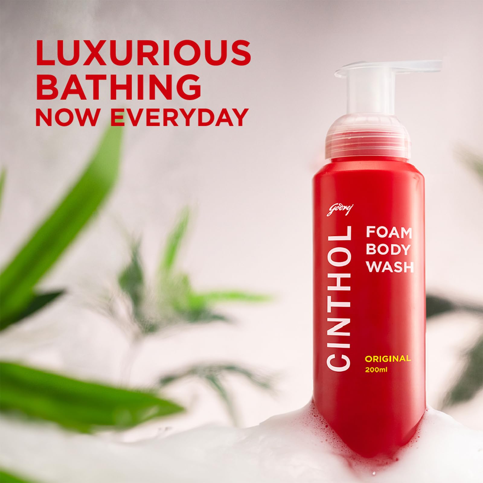 Cinthol Original Foam Body Wash (200ml) – view 2